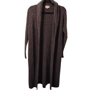 Open Edit Gray Long Cardigan Size S